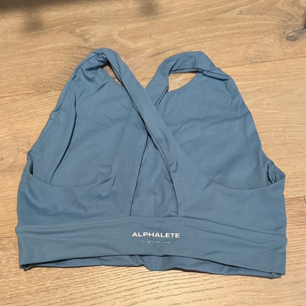 Alphalete Women's Slate Blue Sports Bra